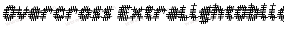 Overcross ExtraLightOblique字体转换